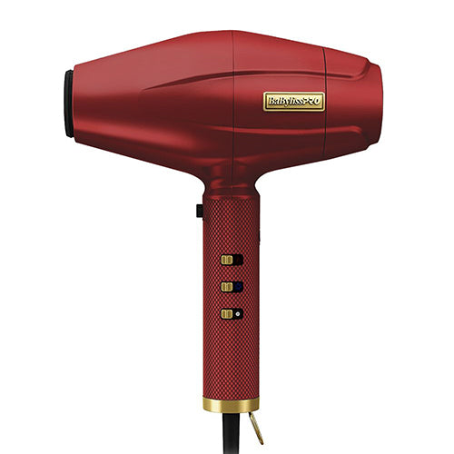 Seche-cheveux Babylis Pro de couleur rouge FX 2200 sans diffuseur