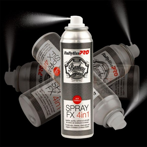 Babyliss Pro Lubrifiant Spray pour lames de tondeuse 4en1 FX040290E